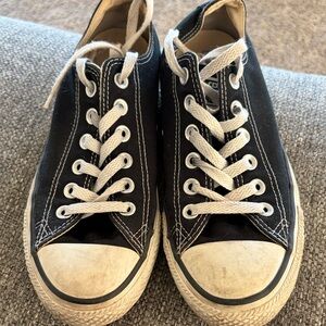 Converse Black and White Canvas Sneakers